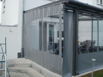 Vorhänge für ein Wintergarten aus PVC-hochfestgewebe mit Fenster